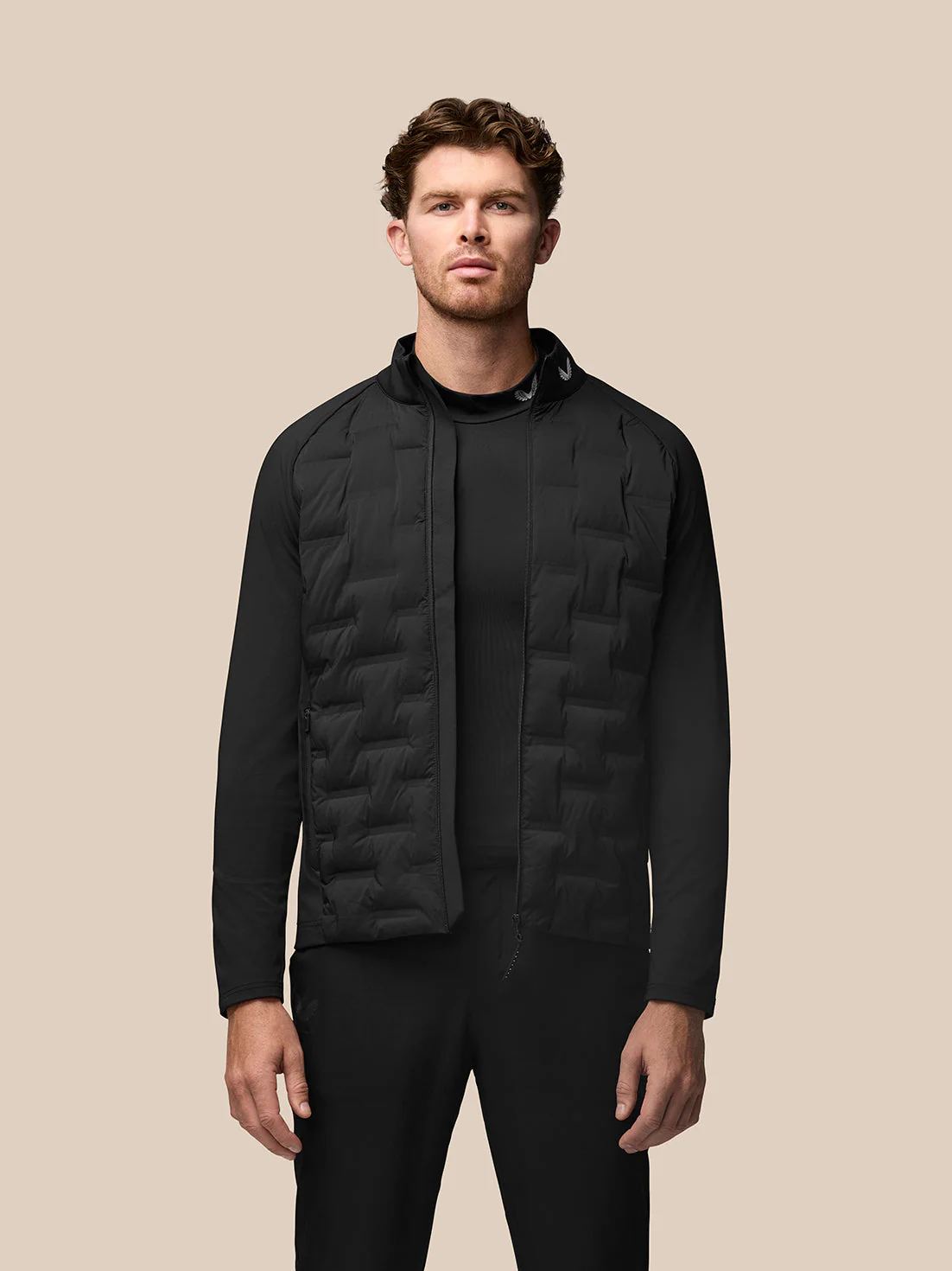 PINNACLE GOLF JACKET - BLACK