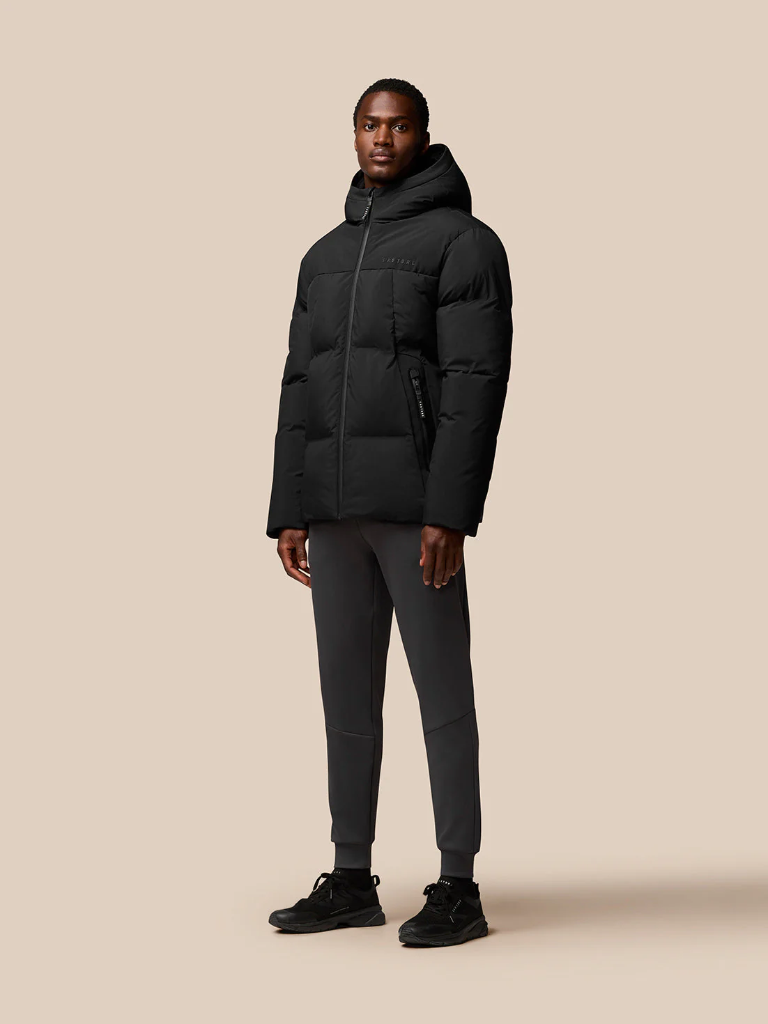 PUFFER JACKET - BLACK - Image 6
