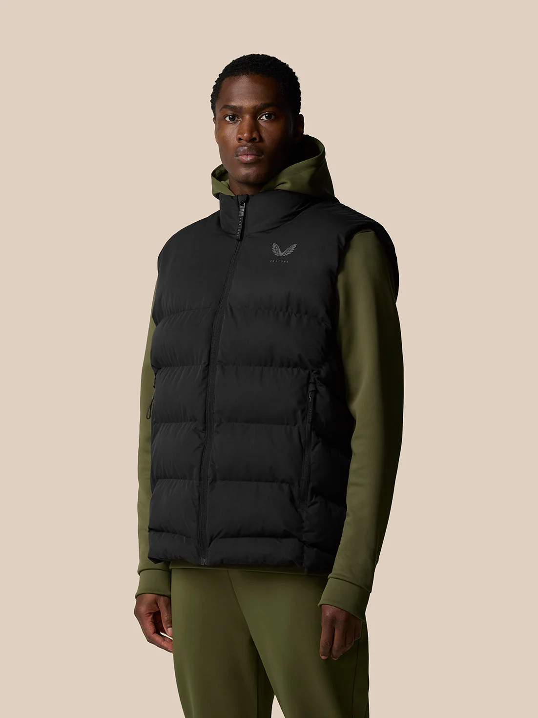PUFFER GILET - BLACK - Image 4