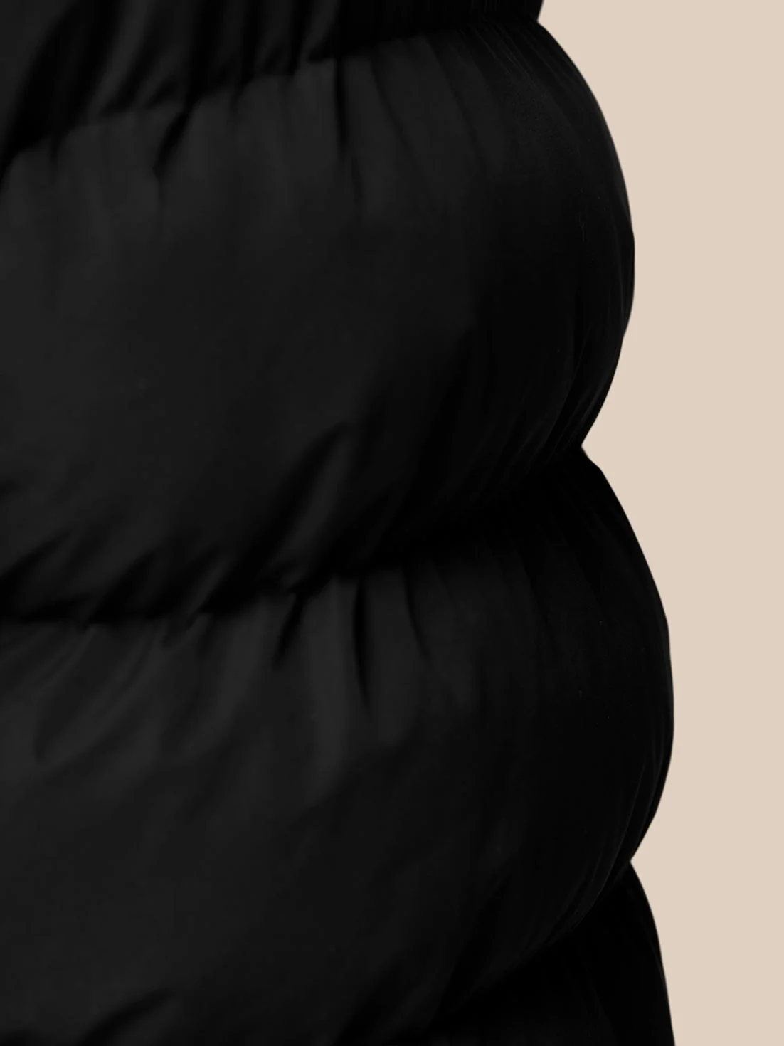 PUFFER GILET - BLACK - Image 6