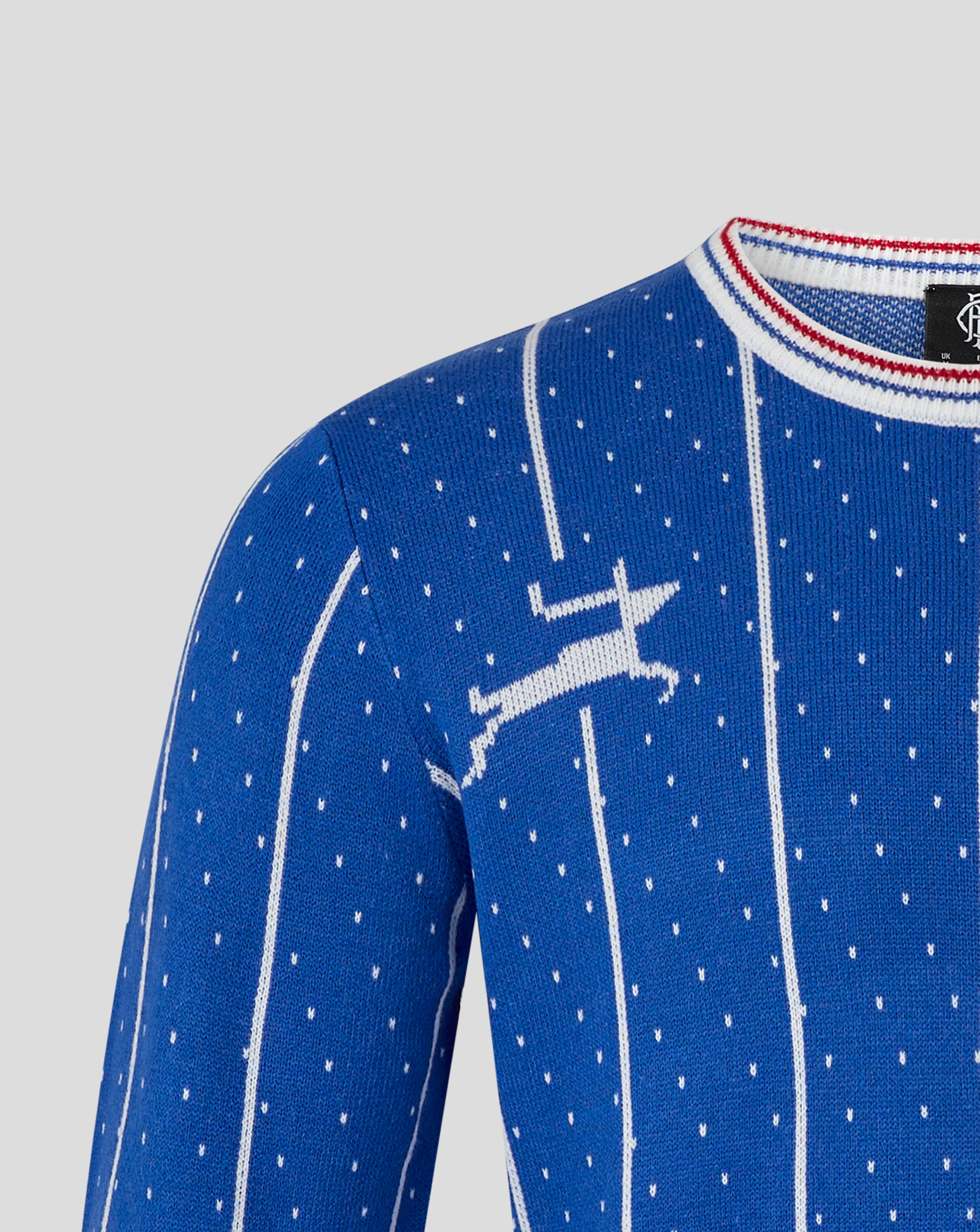 RANGERS 24/25 RETRO CHRISTMAS JUMPER - Image 3