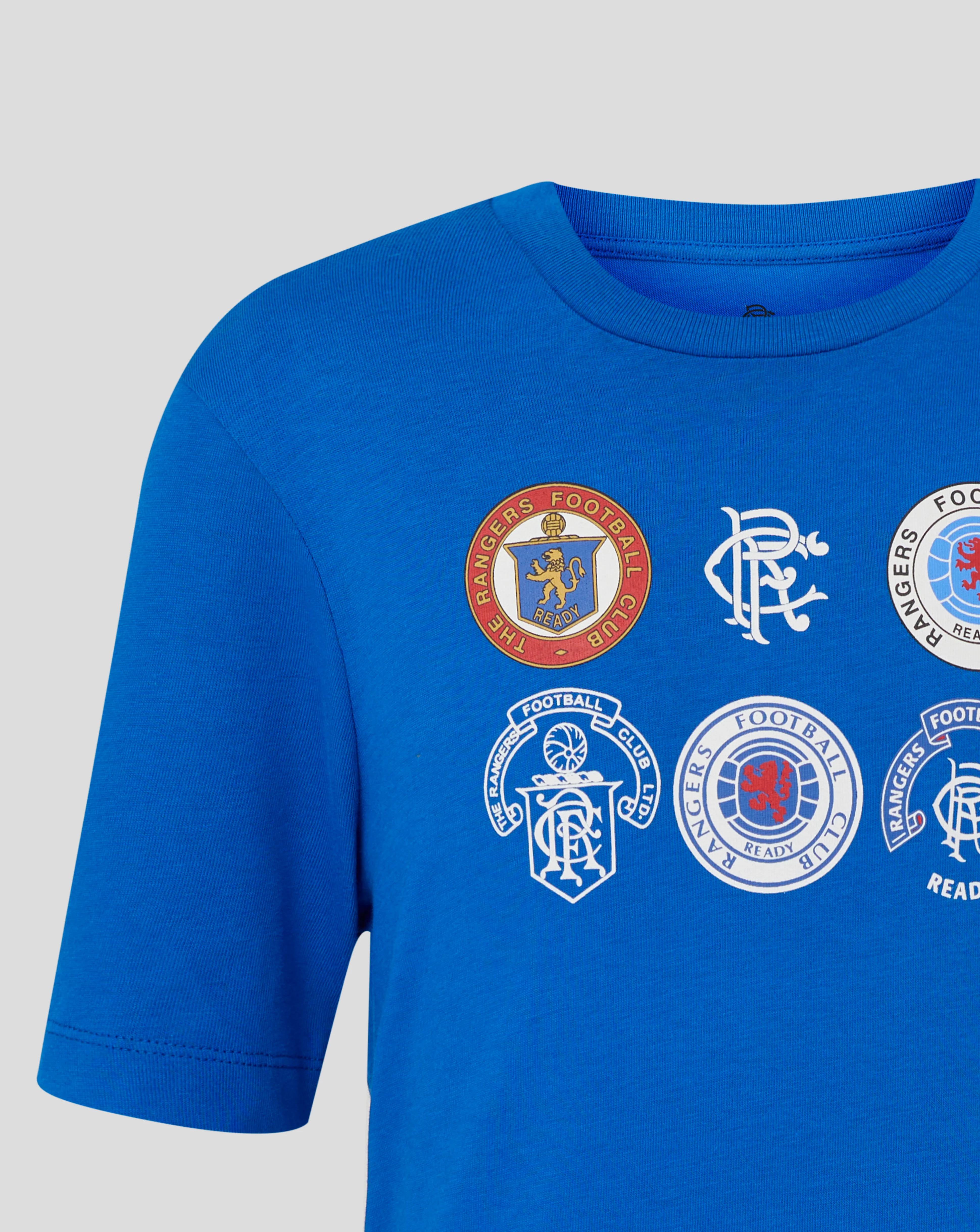 RANGERS JUNIOR 25/26 BADGE T-SHIRT - LAPIS BLUE - Image 4