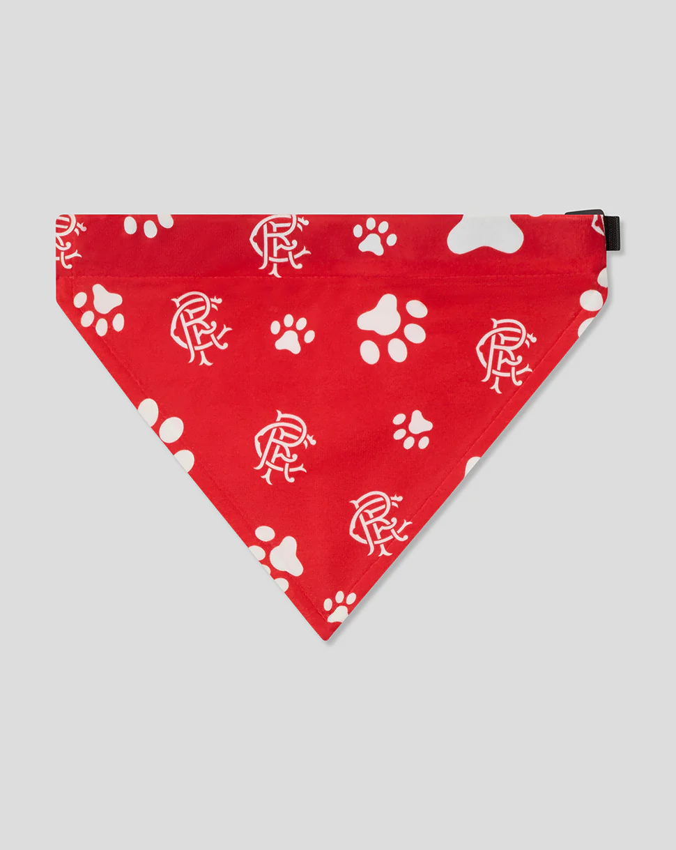 RANGERS RED PET BANDANA