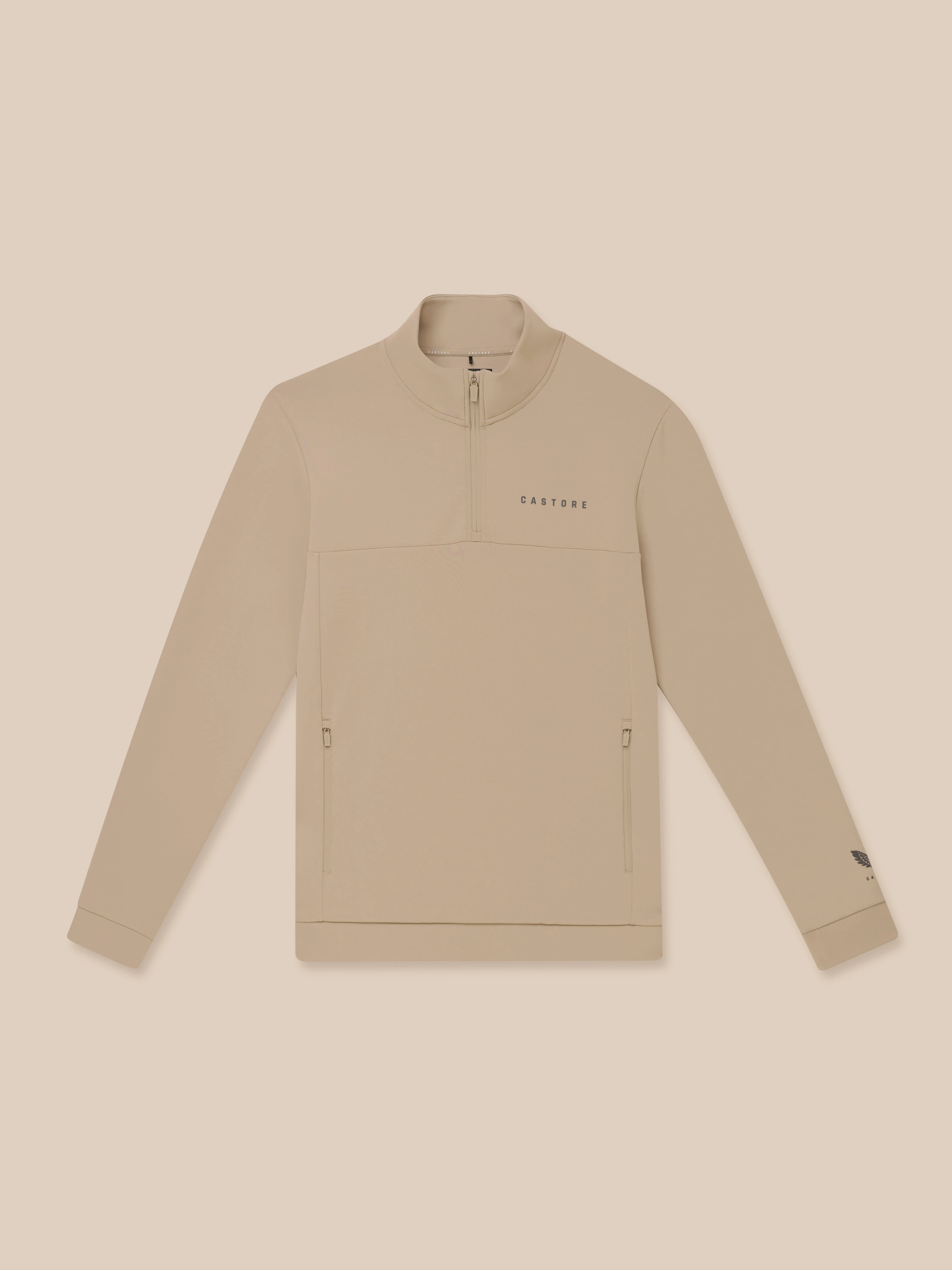 FLEX LIFESTYLE 1/4 ZIP - MUSHROOM/GUNMETAL - Image 10