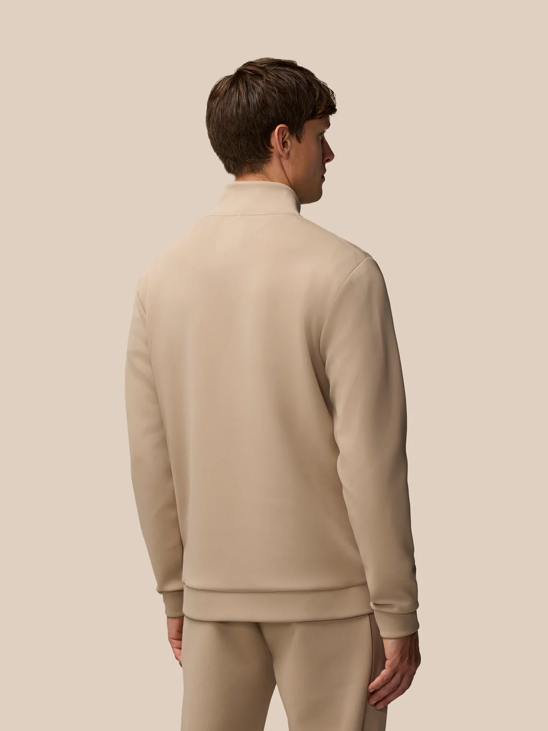 FLEX LIFESTYLE 1/4 ZIP - MUSHROOM/GUNMETAL - Image 2