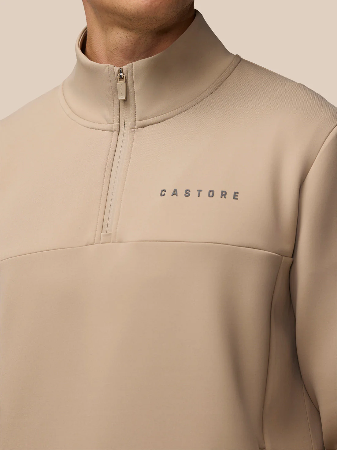FLEX LIFESTYLE 1/4 ZIP - MUSHROOM/GUNMETAL - Image 8