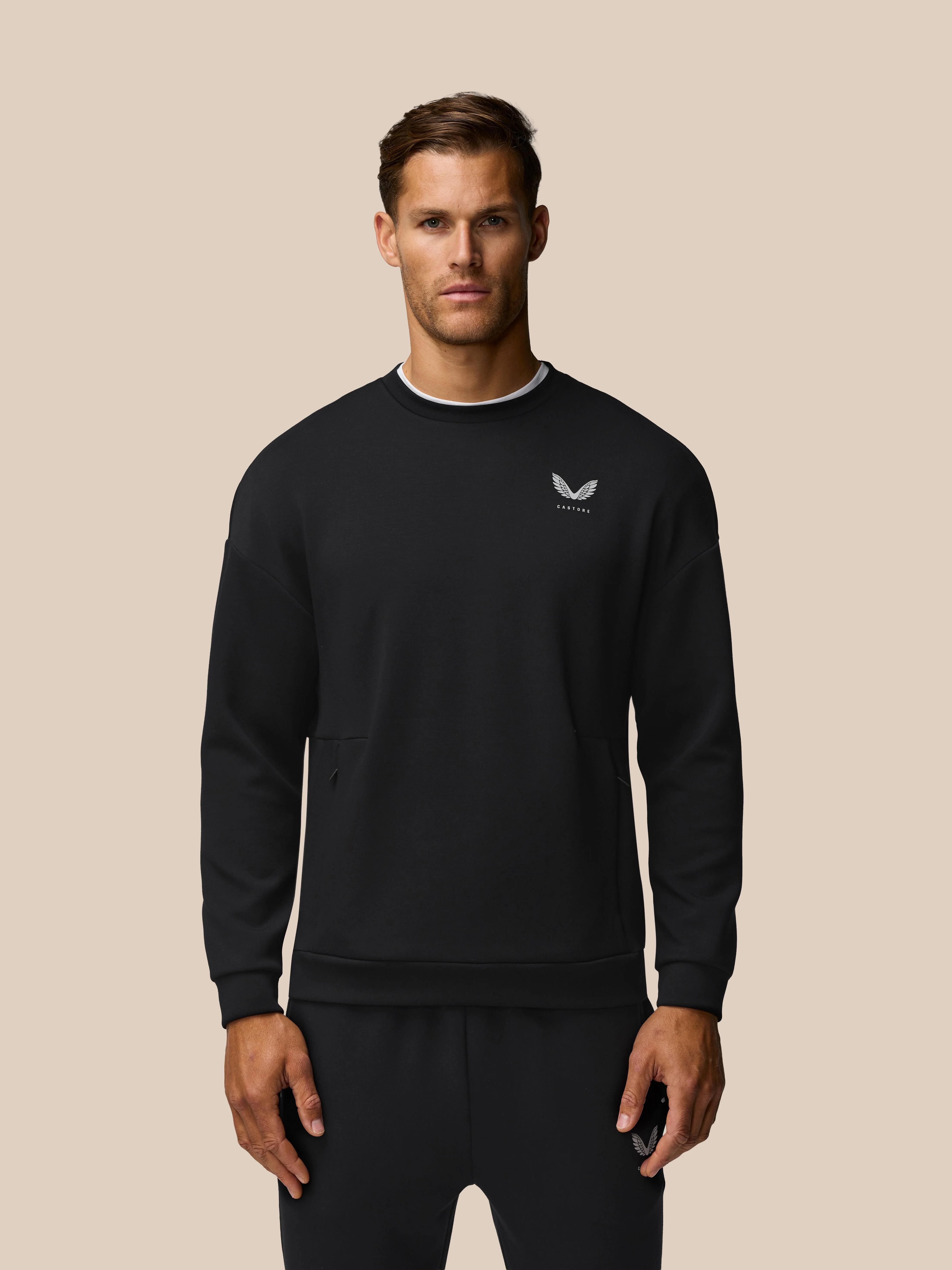 TRAVEL LIFESTYLE SWEATSHIRT - BLACK - Image 2