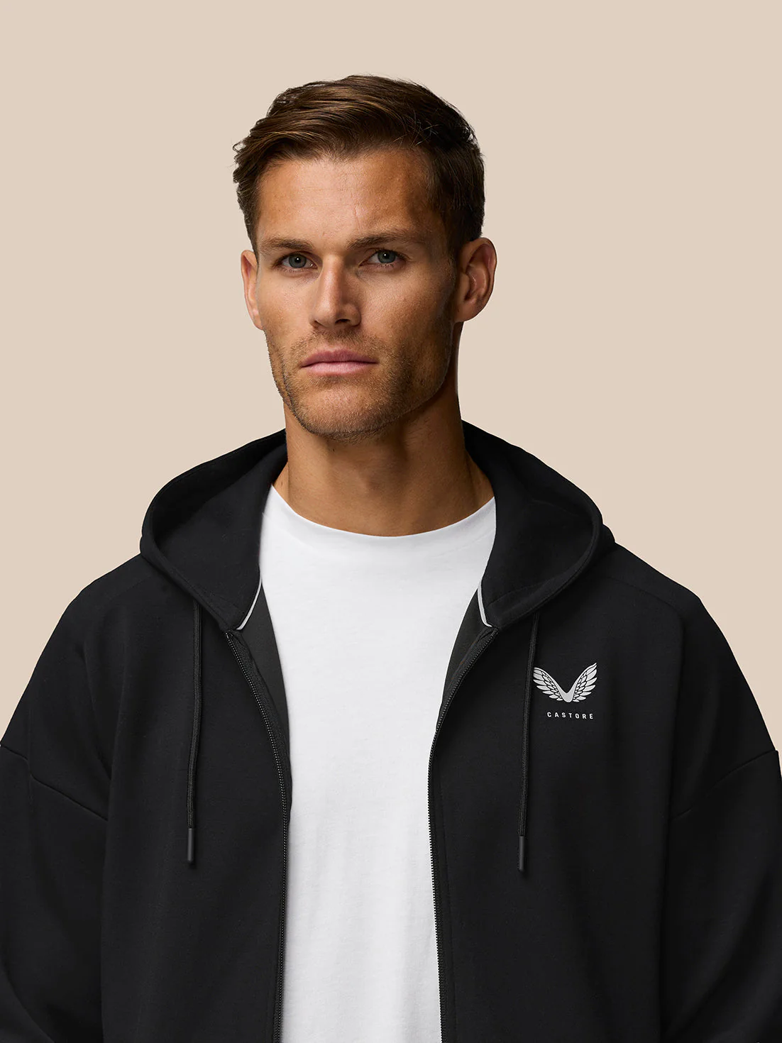 TRAVEL LIFESTYLE ZIP HOODIE - BLACK - Image 3