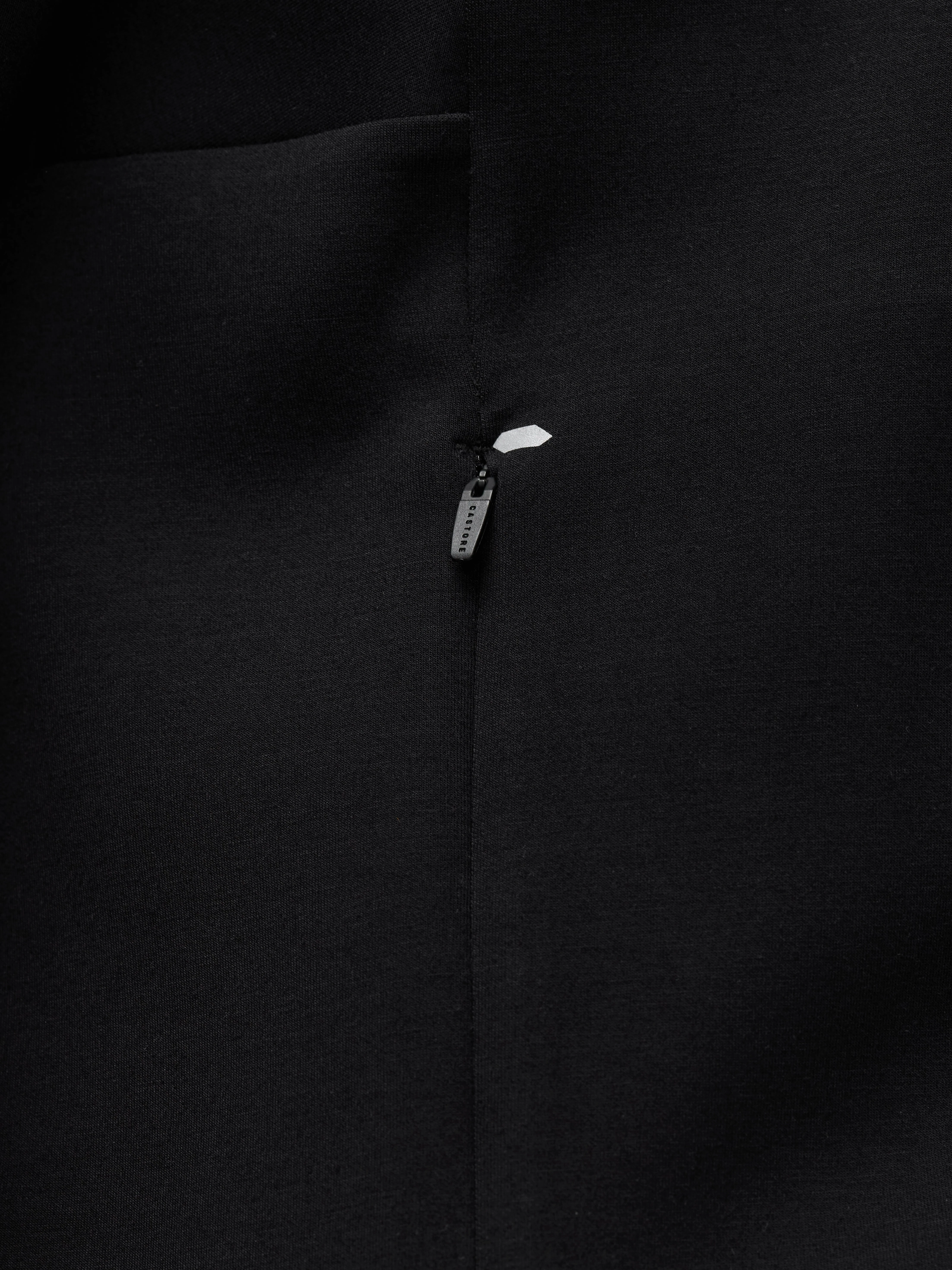 TRAVEL LIFESTYLE ZIP HOODIE - BLACK - Image 6