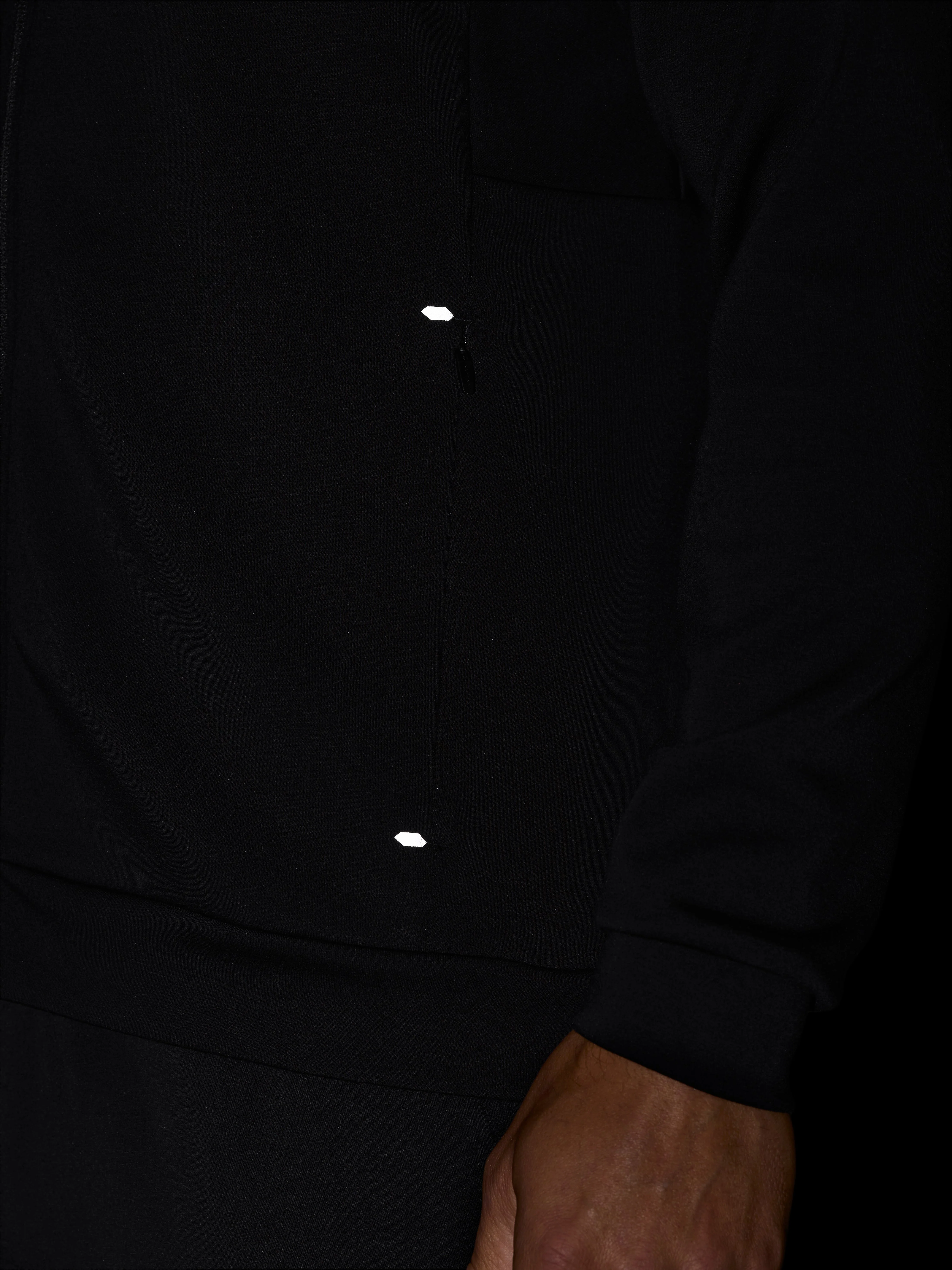 TRAVEL LIFESTYLE ZIP HOODIE - BLACK - Image 7