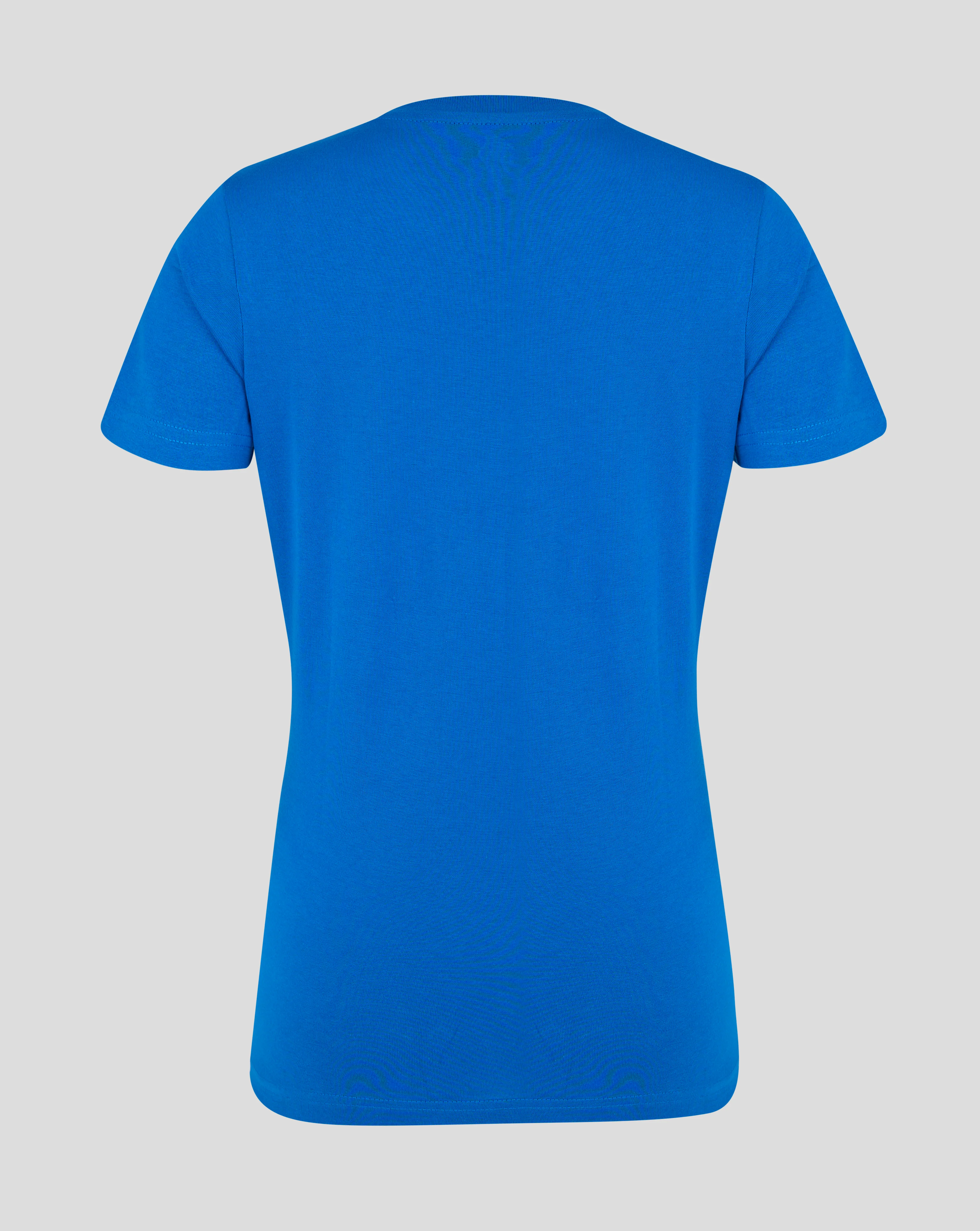 WOMENS CLASSIC COTTON T-SHIRT - BLUE - Image 3