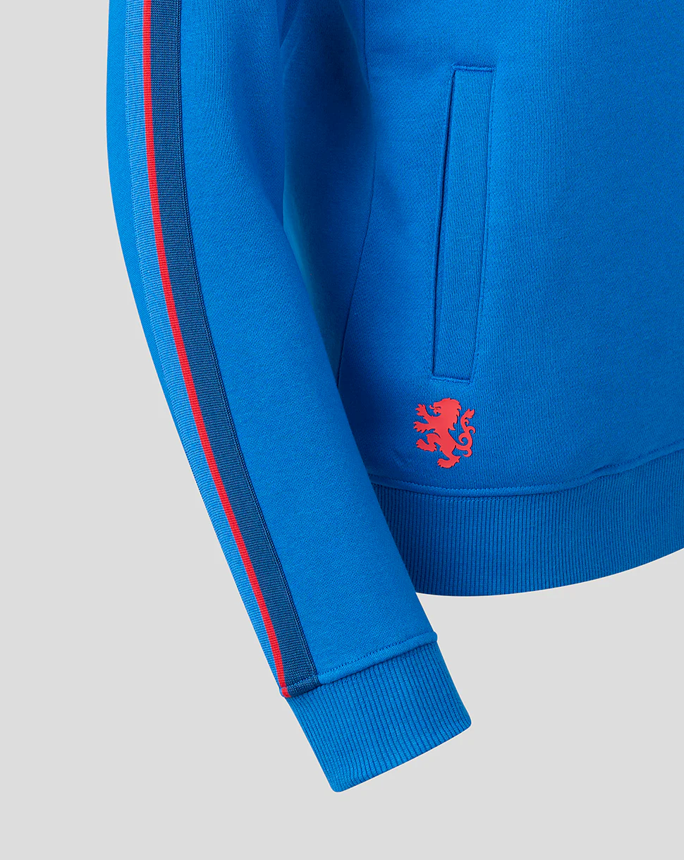 WOMENS 24/25 CLASSIC FULL ZIP HOODY - BLUE - Image 3