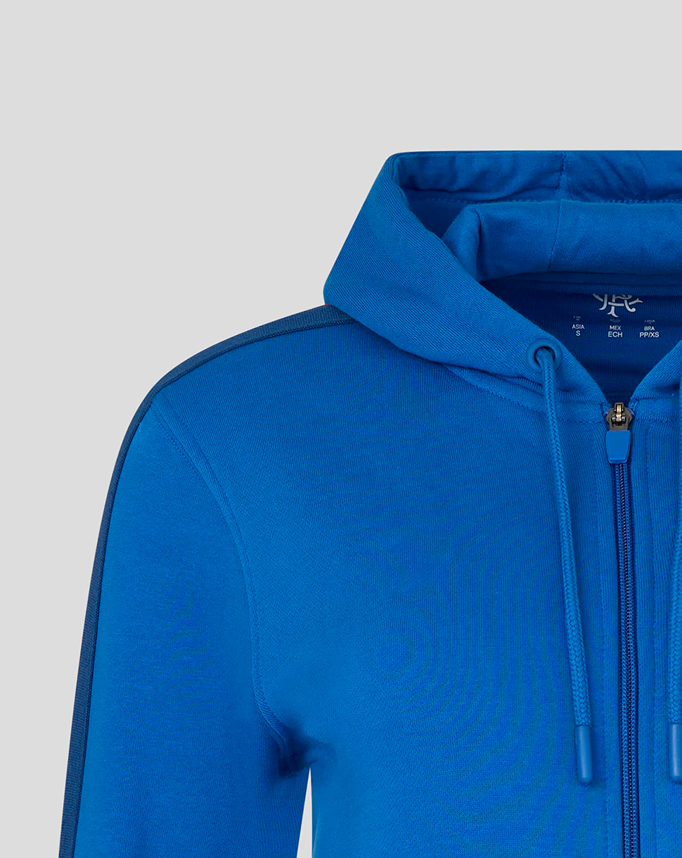WOMENS 24/25 CLASSIC FULL ZIP HOODY - BLUE - Image 4