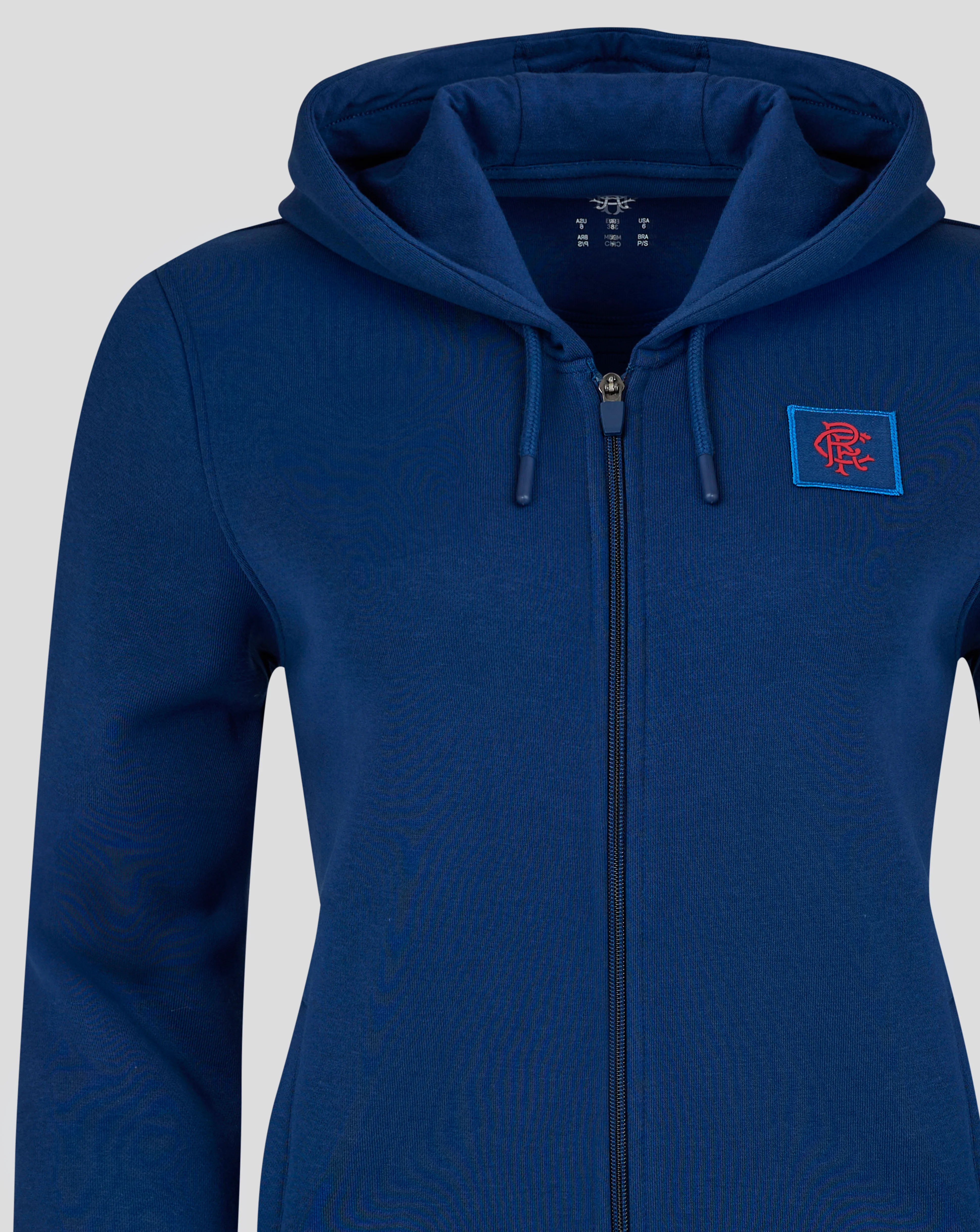 WOMENS CLASSIC FULL ZIP HOODIE - NAVY - Image 5