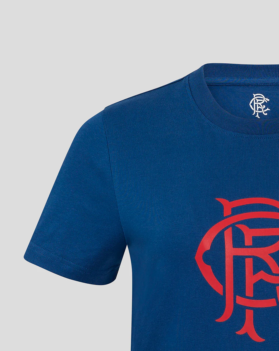 WOMENS CORE FAN CREST RANGERS TOP - NAVY - Image 2