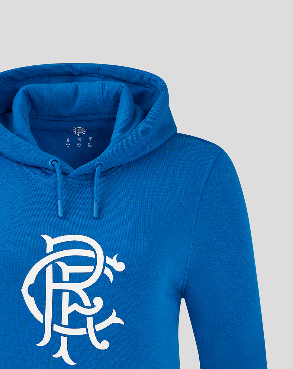 WOMENS CORE HOODIE - BLUE - Image 3
