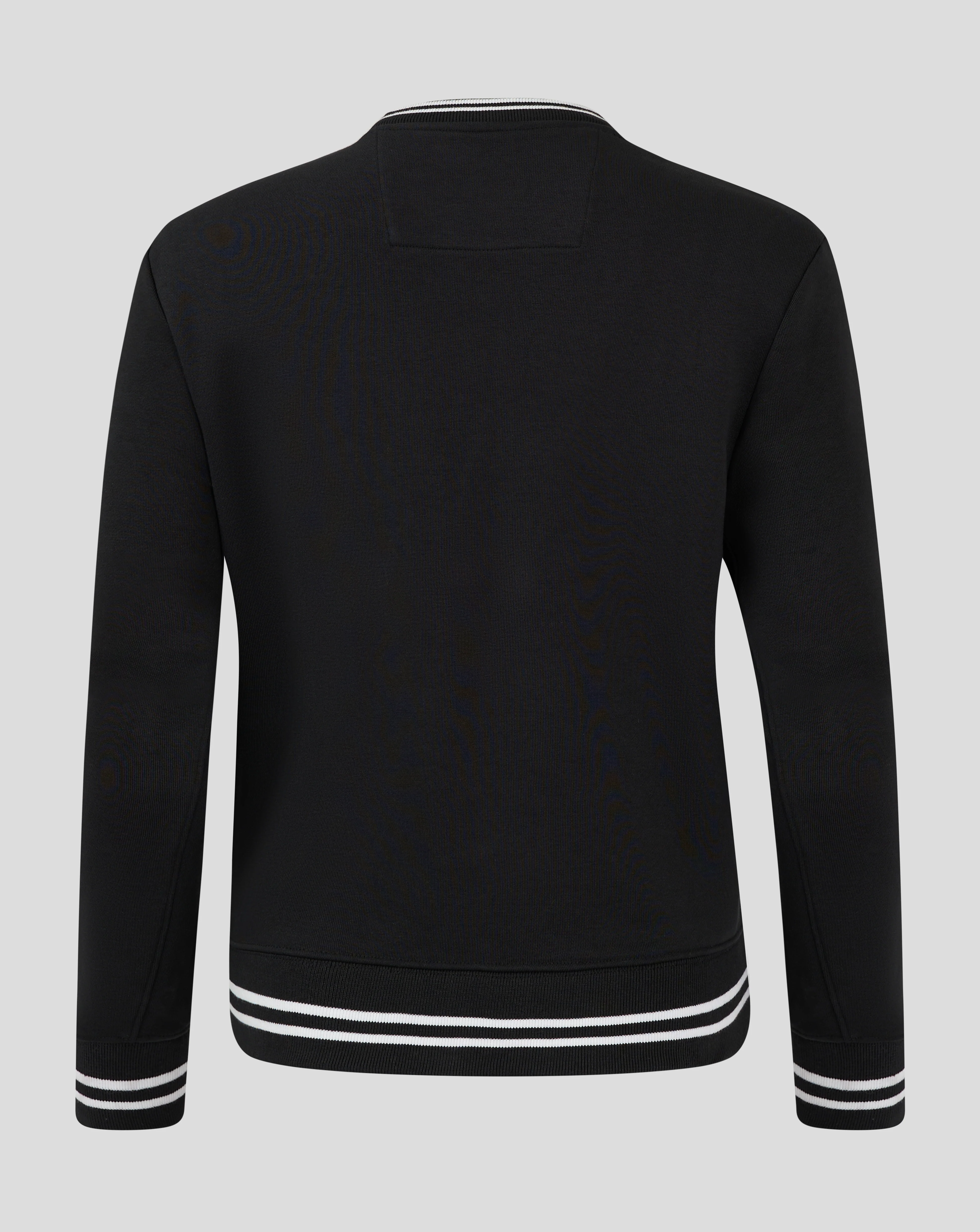WOMENS 24/25 CROPPED FLEECE CREWNECK - BLACK - Image 4