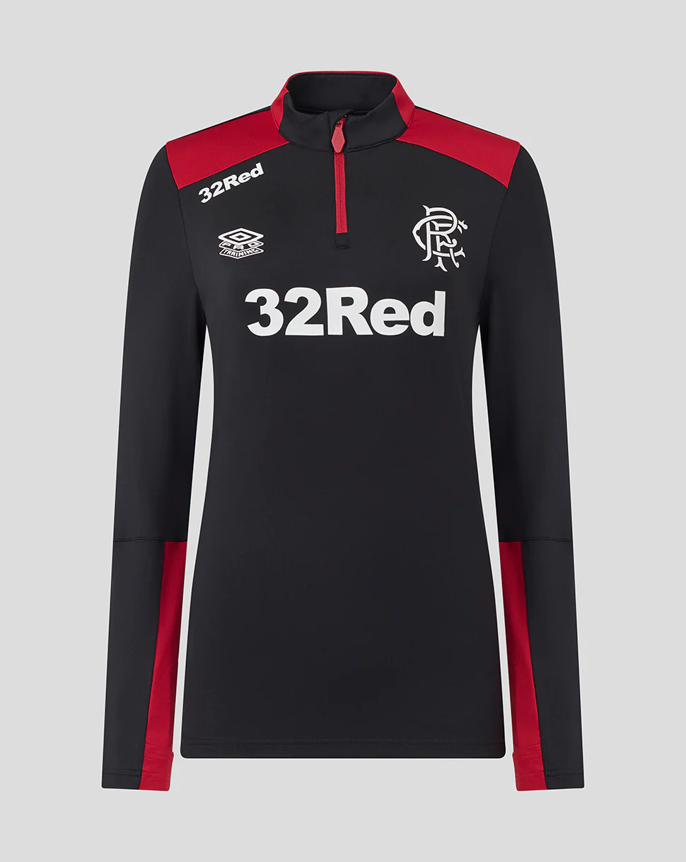 WOMENS 25/26 COACHES TRAINING QUARTER ZIP TOP - CAVIAR