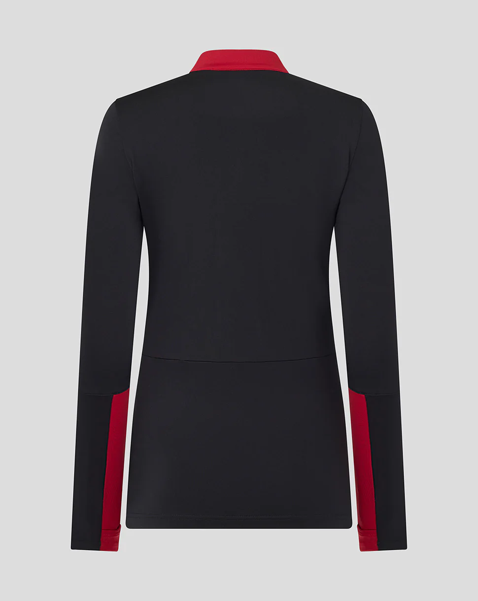 WOMENS 25/26 COACHES TRAINING QUARTER ZIP TOP - CAVIAR - Image 3
