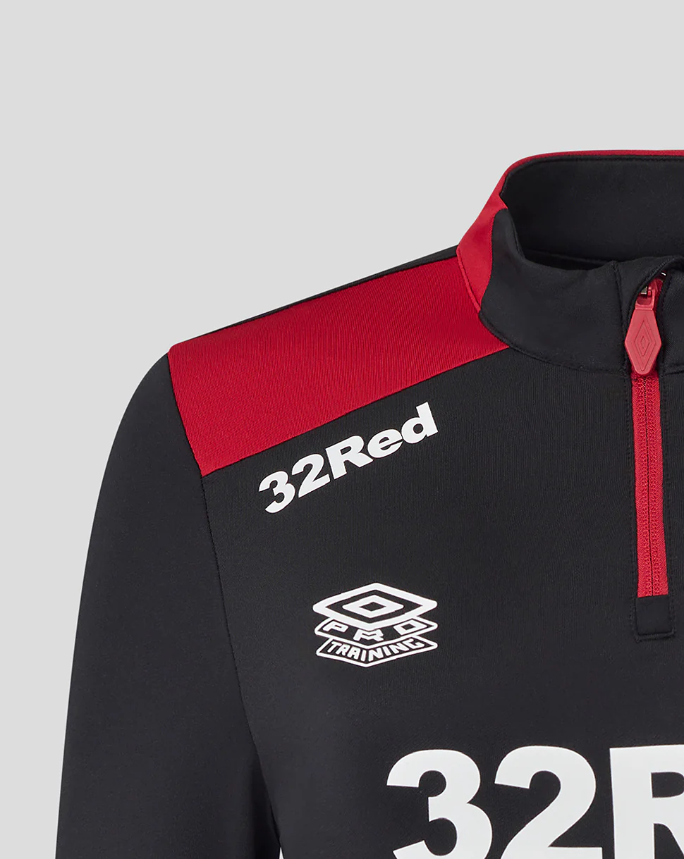 WOMENS 25/26 COACHES TRAINING QUARTER ZIP TOP - CAVIAR - Image 4