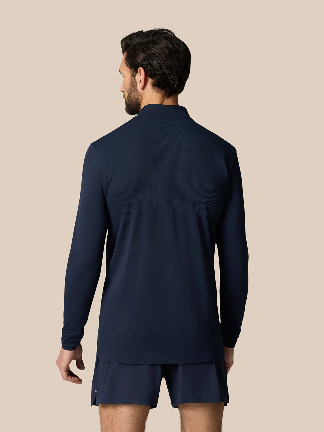 ZONE TRAINING 1/4 ZIP TOP - MIDNIGHT NAVY - Image 2