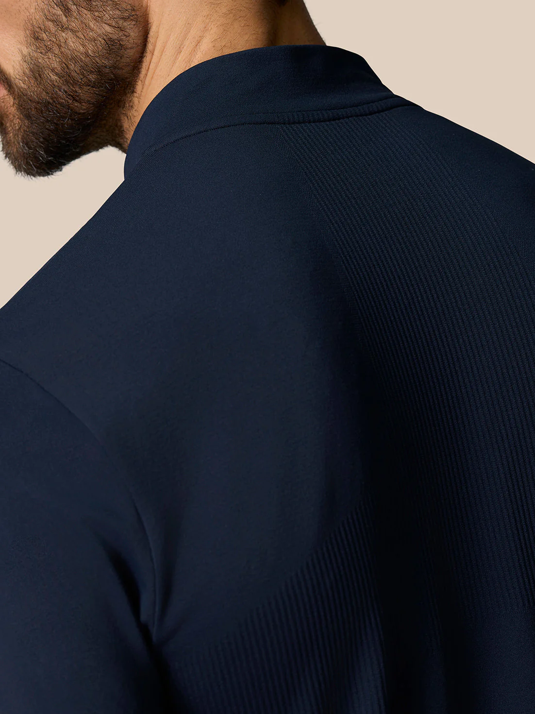 ZONE TRAINING 1/4 ZIP TOP - MIDNIGHT NAVY - Image 4